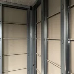 Abri de jardin en acier de 8,9 m² anthracite - TELLURIA CLASSICO 3030 – Image 9