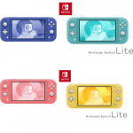 Console Switch Lite Nintendo Switch Jaune/Corail/Turquoise/Bleue